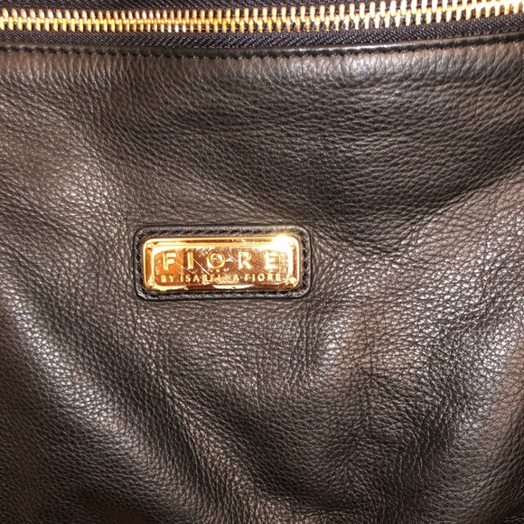 Fiore by Isabella Fiore Black Leather Braid Tote - Picture 7 of 15